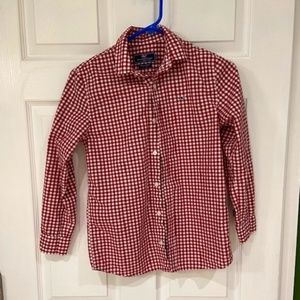 Vineyard Vines Boys L Button Down Shirt Red